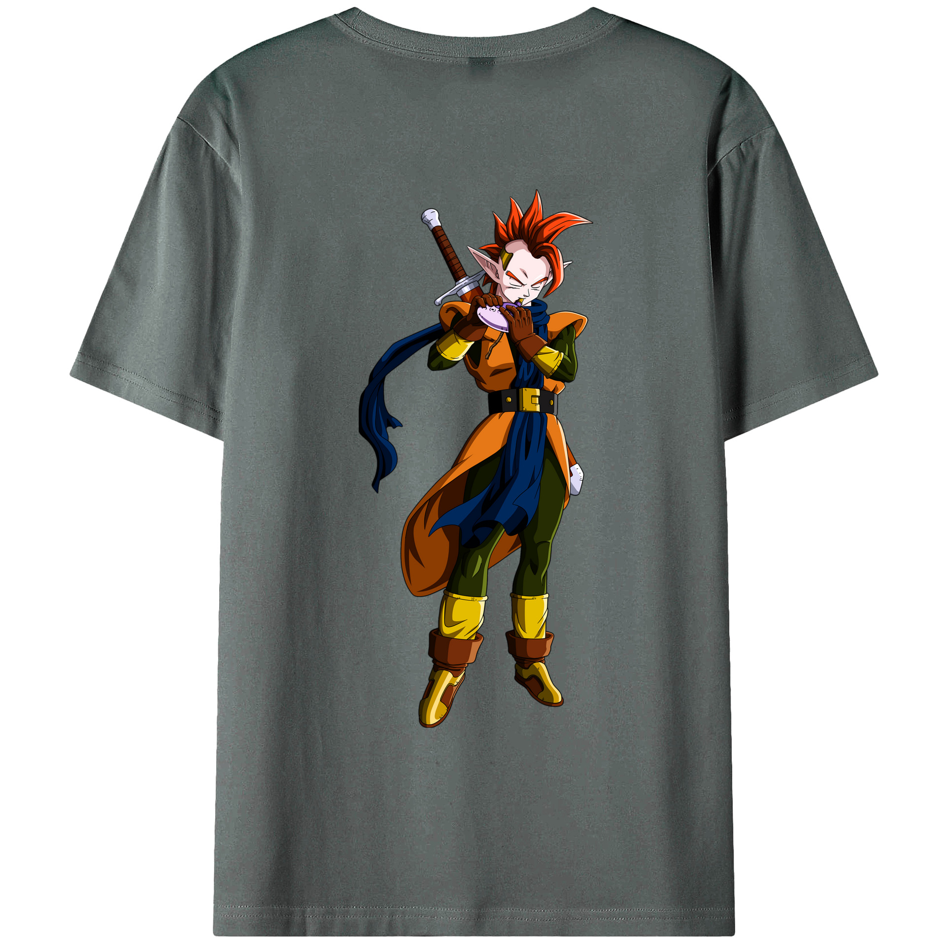 （画像用） ドラゴンボール DRAGON BALL 綿100％ メンズ半袖Tシャツ（バックプリント） 通気性